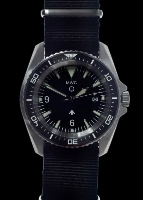 MWC Heavy Duty 300m Military Divers Watch in Stainless Steel Case (Quartz) with Sapphire Crystal and Ceramic Bezel