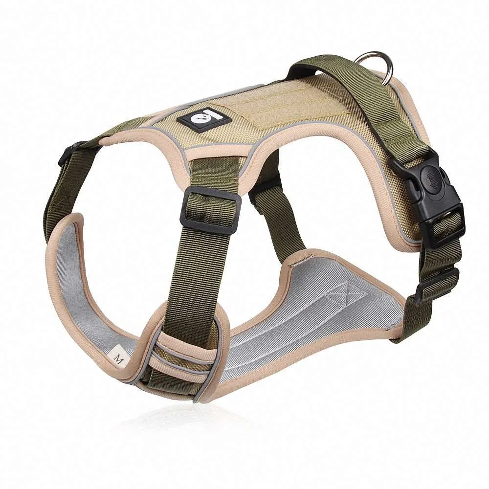 No-Pull Reflective Harness With Velcro