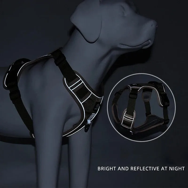 No-Pull Reflective Harness With Velcro