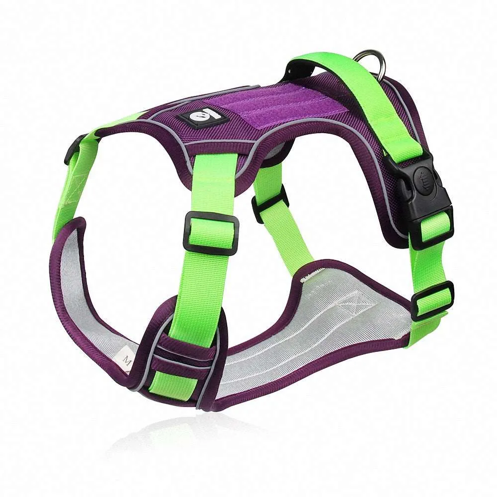 No-Pull Reflective Harness With Velcro