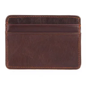 Noah Ultra Slim Minimalist Cowhide Leather Card Holder