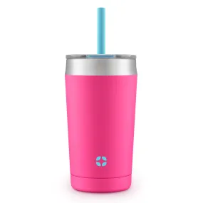 Rise 12oz Vacuum Insulated Stainless Steel Tumbler with Optional Straw