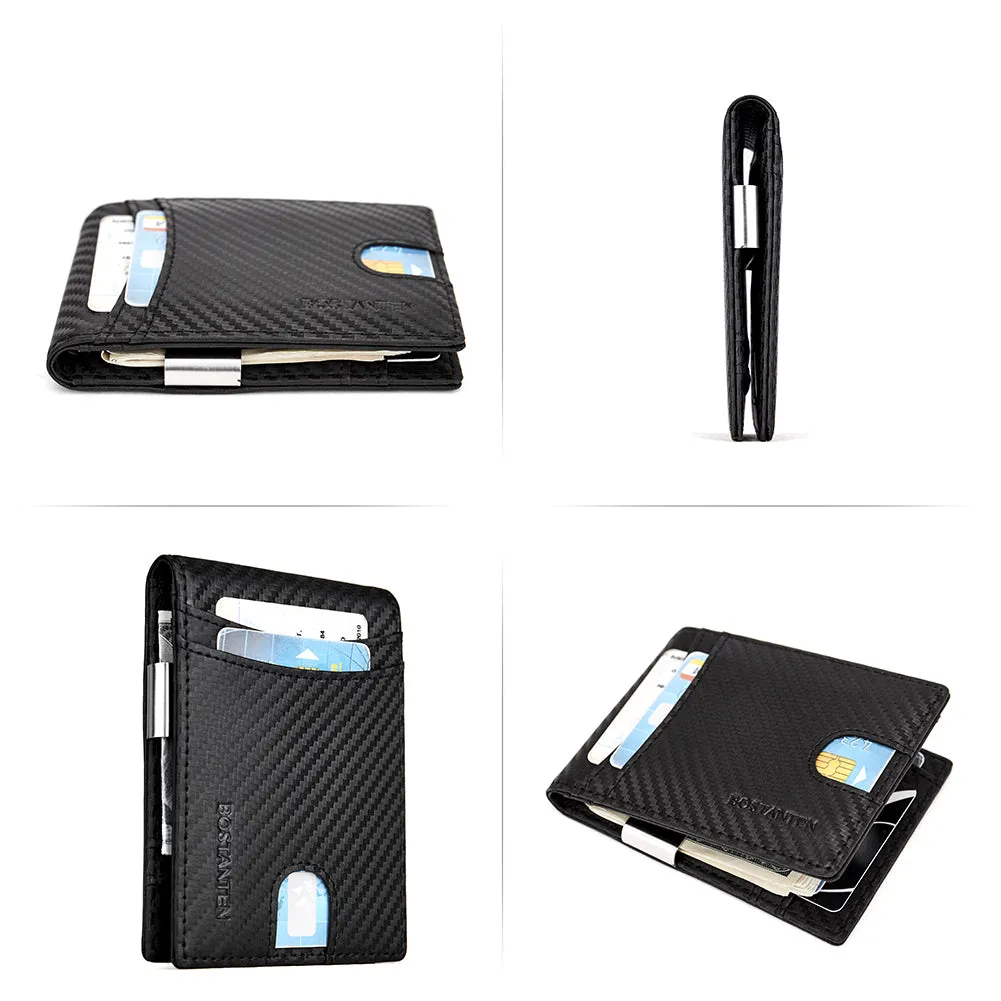 Rozenn RFID-blocking Leather Bifold Wallet for Men