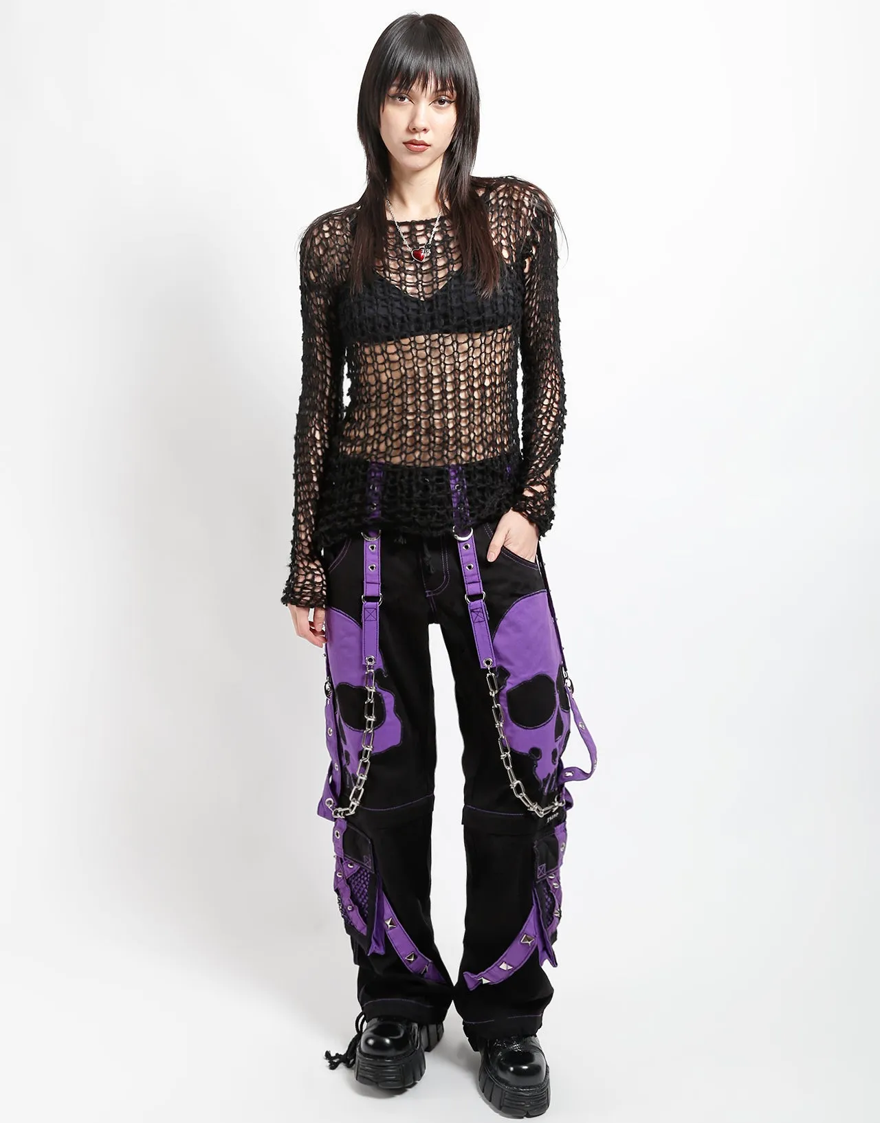 SCARE DARK STREET PANT PURPLE