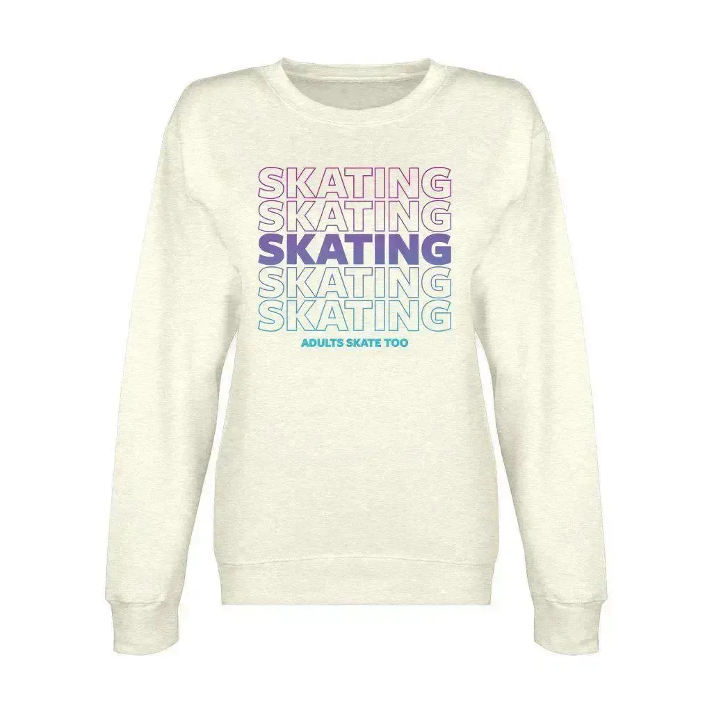 SKATING Unisex Premium Crewneck Sweatshirt