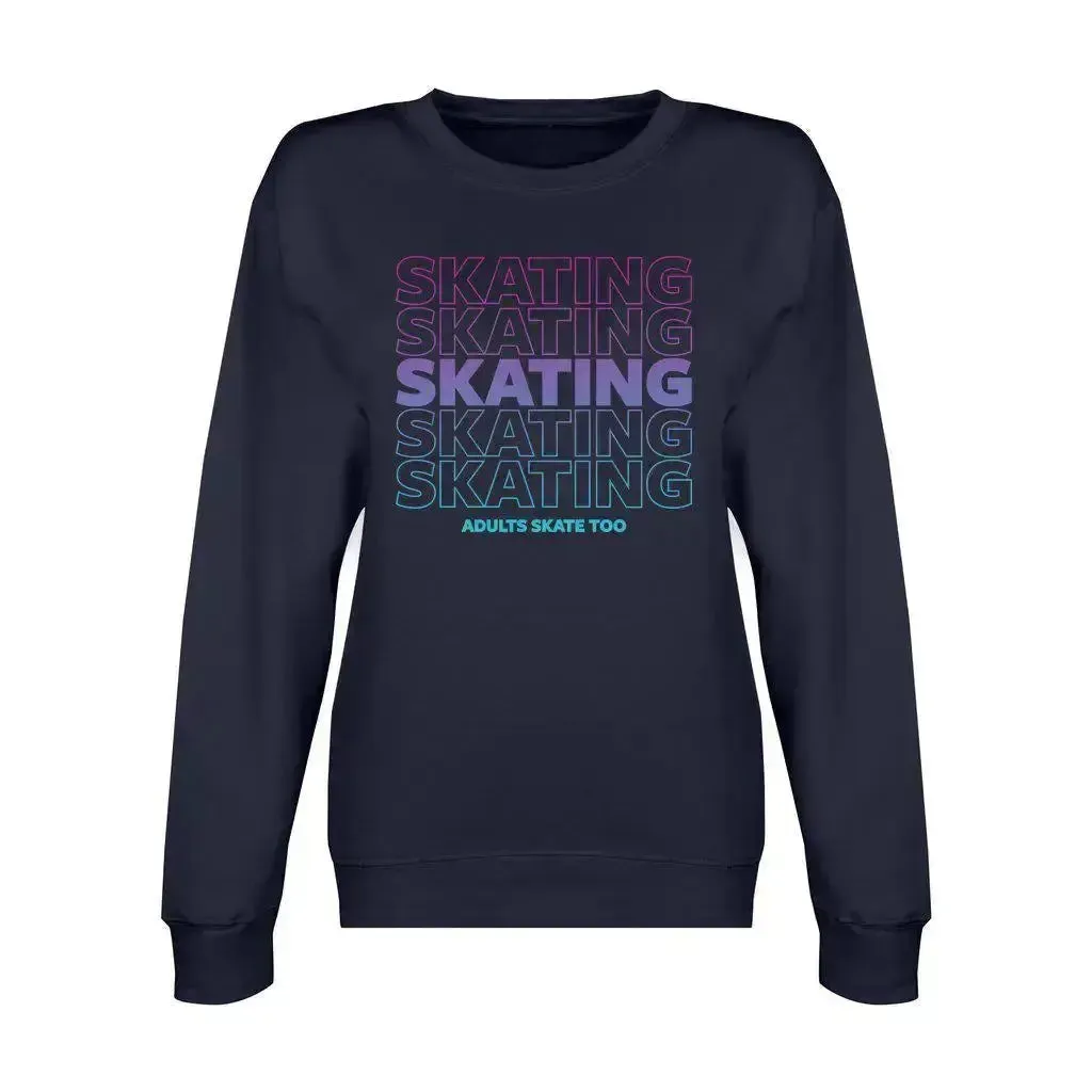 SKATING Unisex Premium Crewneck Sweatshirt