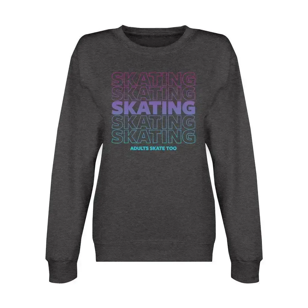 SKATING Unisex Premium Crewneck Sweatshirt