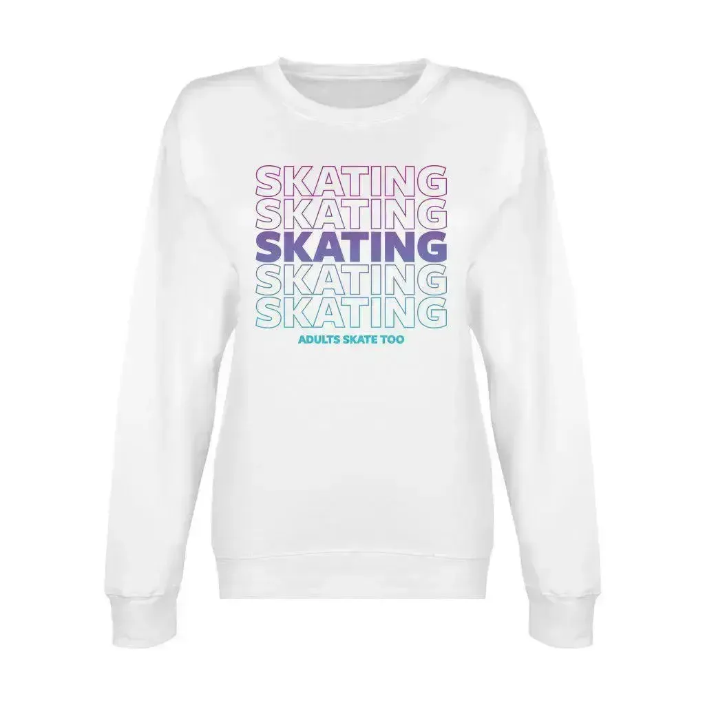 SKATING Unisex Premium Crewneck Sweatshirt