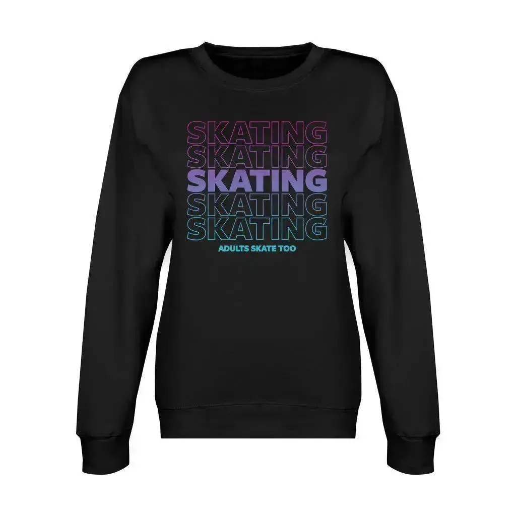 SKATING Unisex Premium Crewneck Sweatshirt