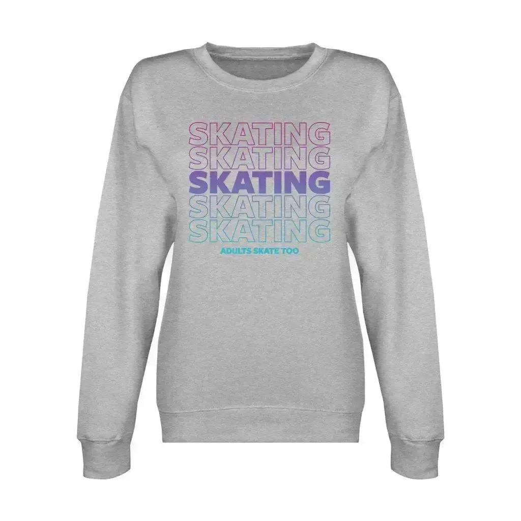 SKATING Unisex Premium Crewneck Sweatshirt