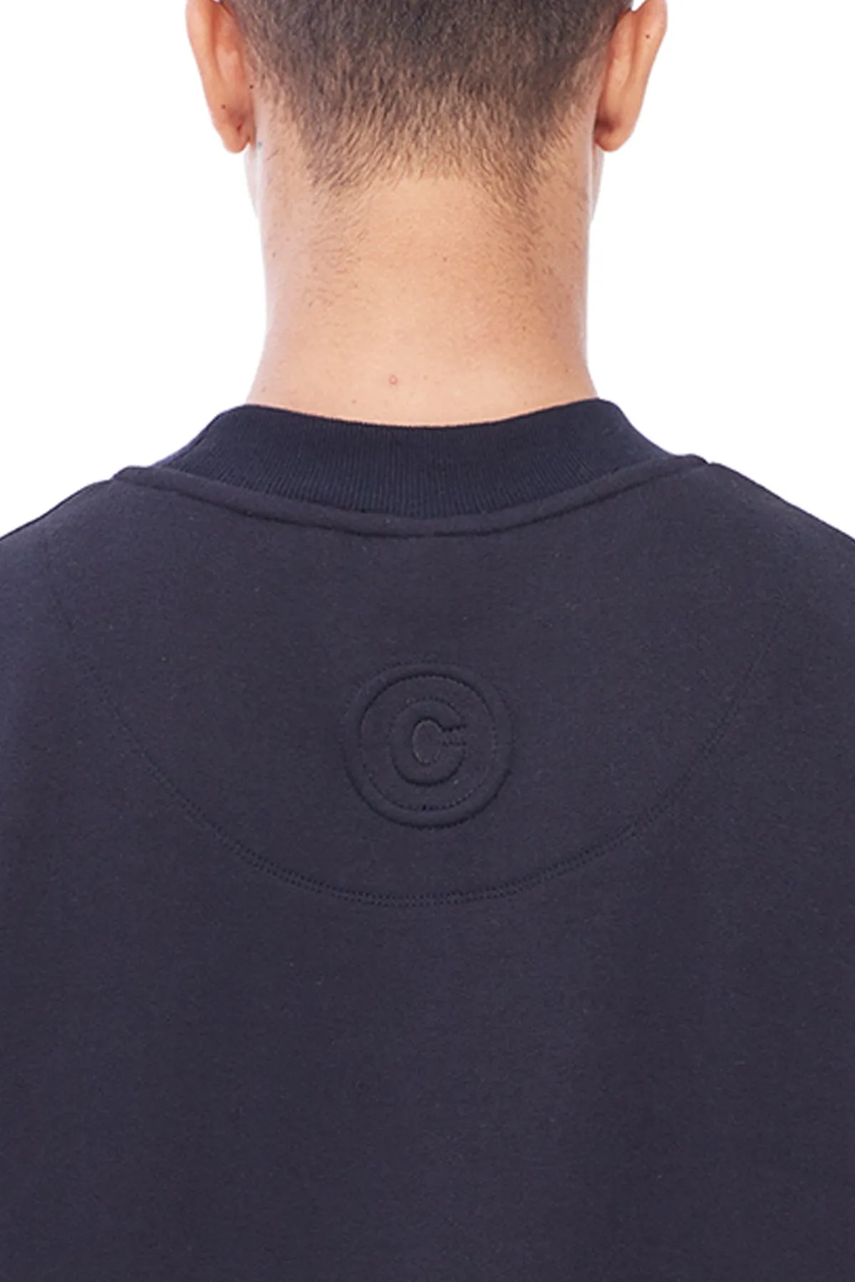 SLEEVELESS FLEECE SWEATSHIRT IN BLACK