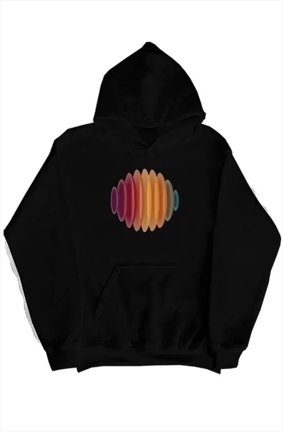 SMF 3D Retro Black Sunset Hoodie