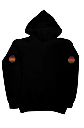 SMF 3D Retro Black Sunset Hoodie