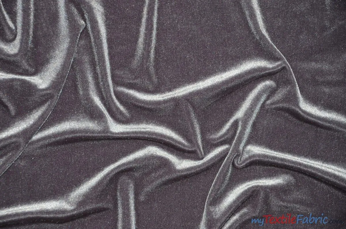 Soft and Plush Stretch Velvet Fabric | Stretch Velvet Spandex | Sample Swatch