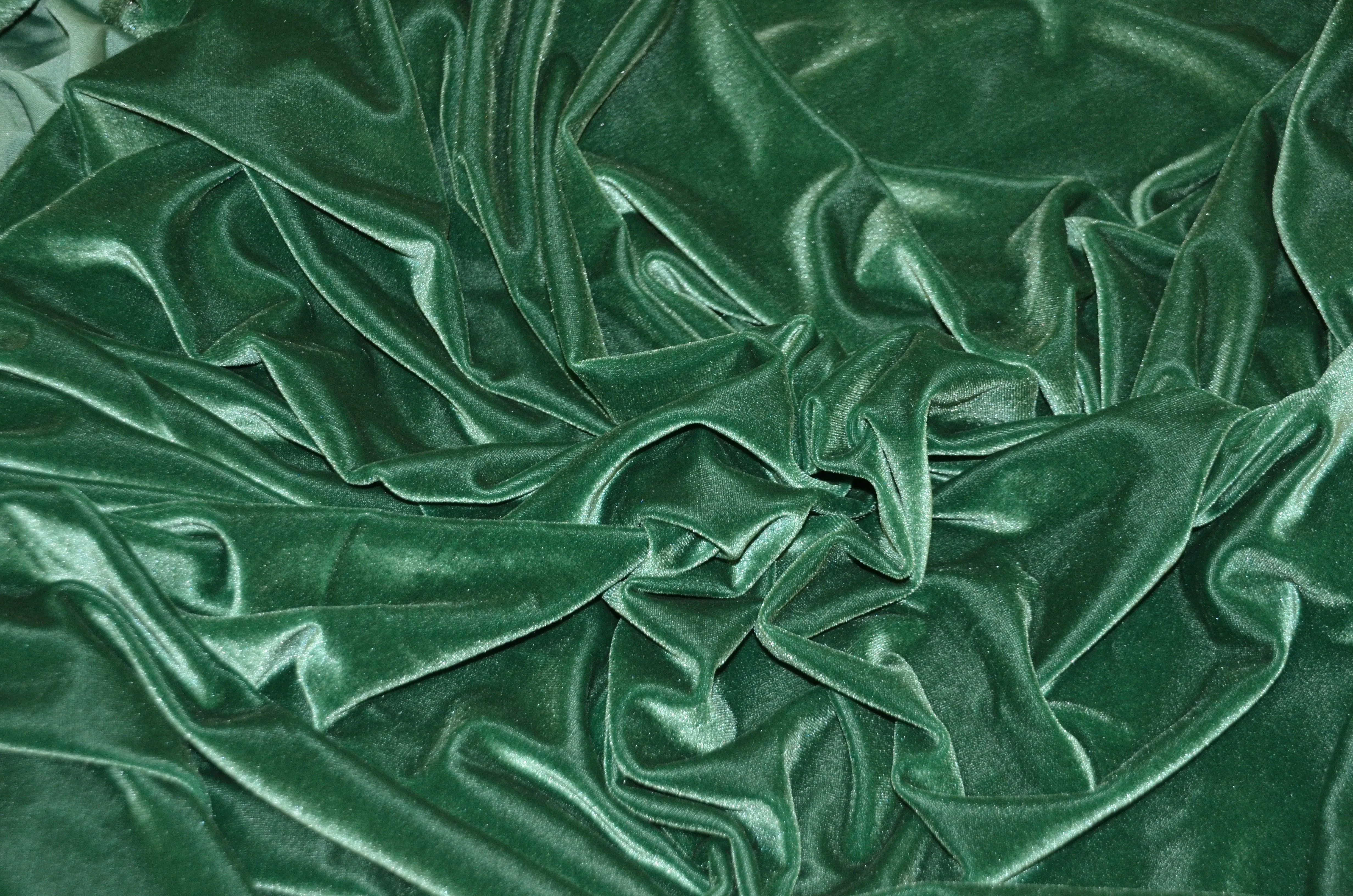 Soft and Plush Stretch Velvet Fabric | Stretch Velvet Spandex | Sample Swatch