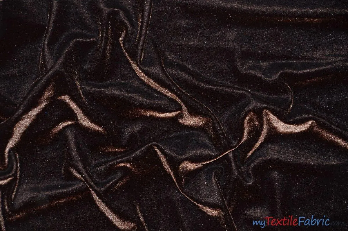 Soft and Plush Stretch Velvet Fabric | Stretch Velvet Spandex | Sample Swatch