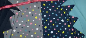 Softshell Stars Print Fabric