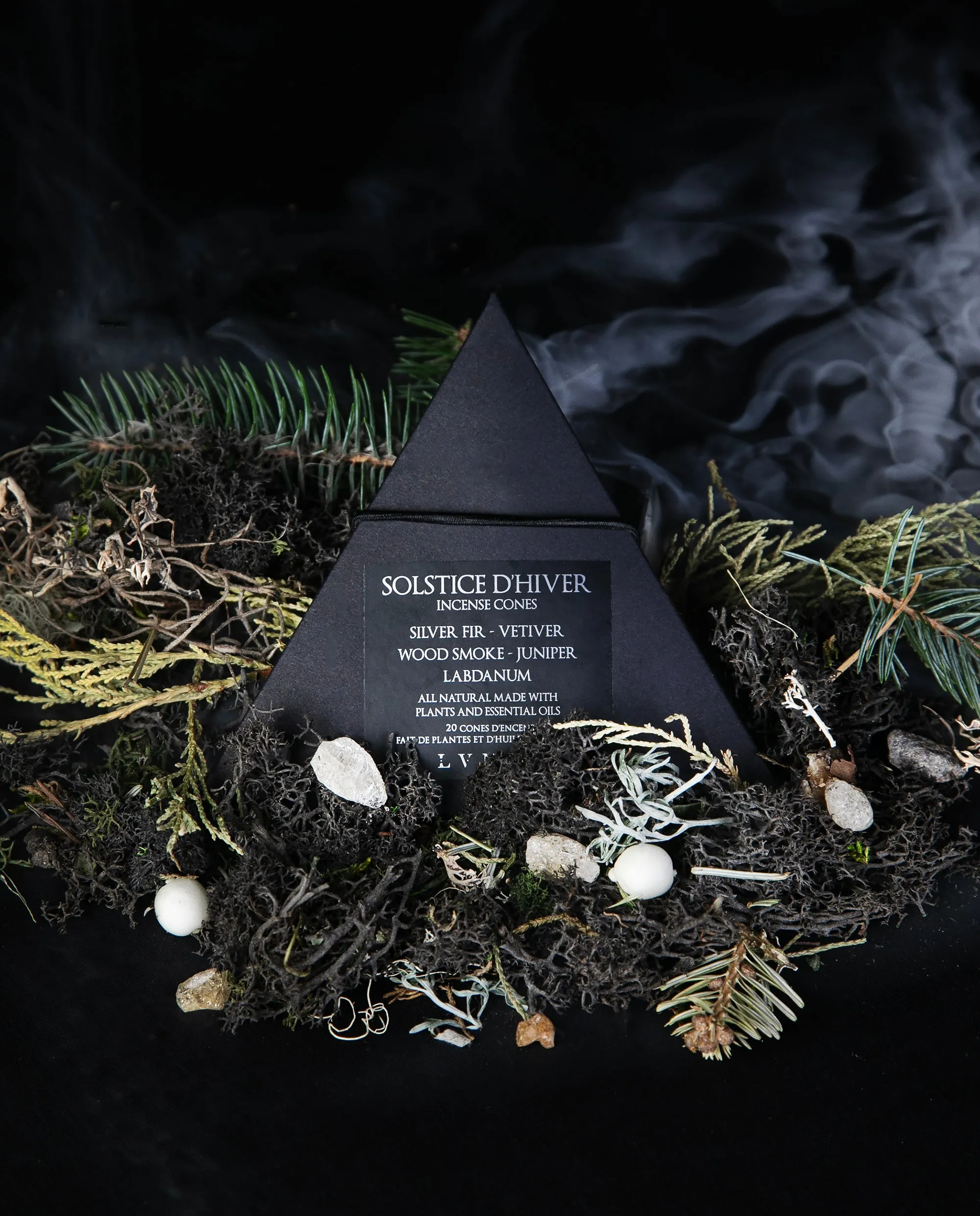 SOLSTICE D'HIVER | Incense Cones - vetiver, silver fir, woodsmoke