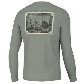 Southern Point Wild Life Stamp Long Sleeve Tee