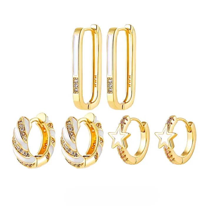 Steal Ur Crush 3-Pairs Earring Set