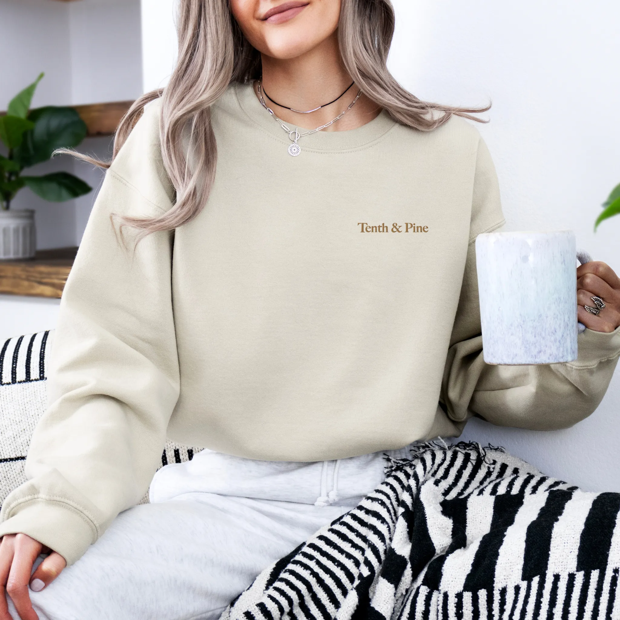 Tenth & Pine Embroidered | Adult Sweatshirt