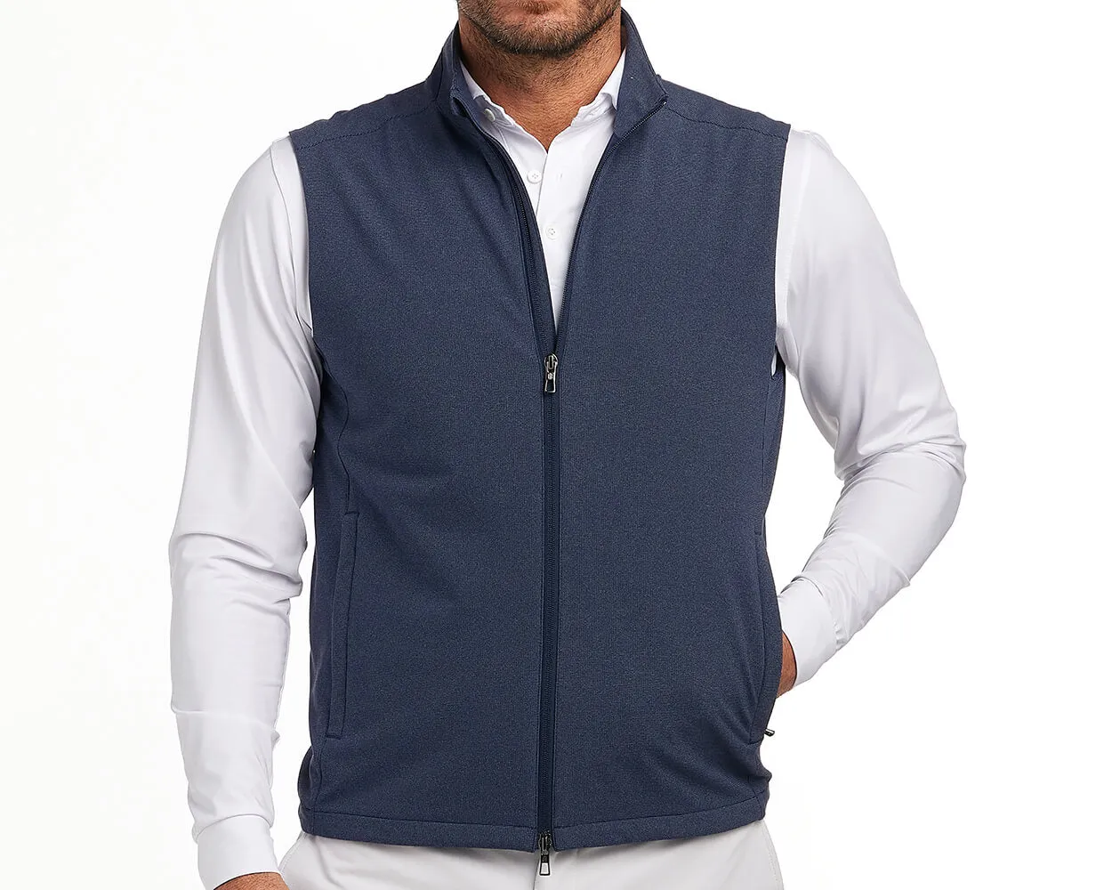 The Faulkner Vest: Navy