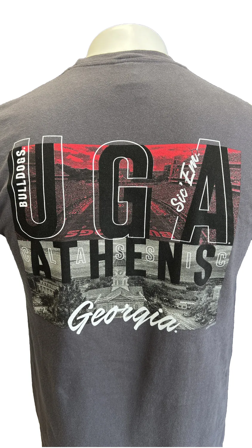 UGA Panos Short Sleeve T-Shirt Graphic Tee